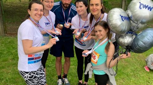 The JWW team ran for the Everest Foundation